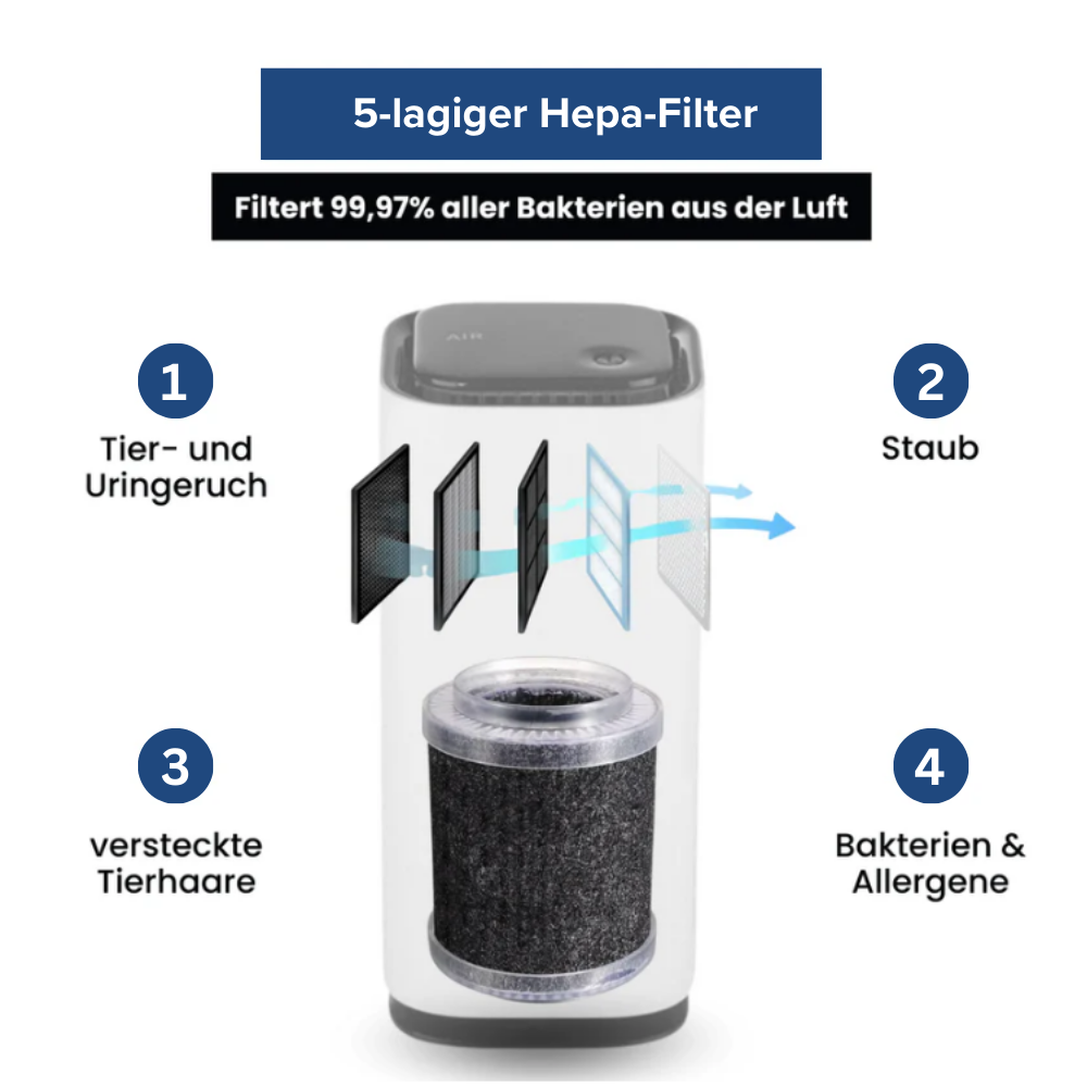 PawPurifier™ Katzenluftfilter