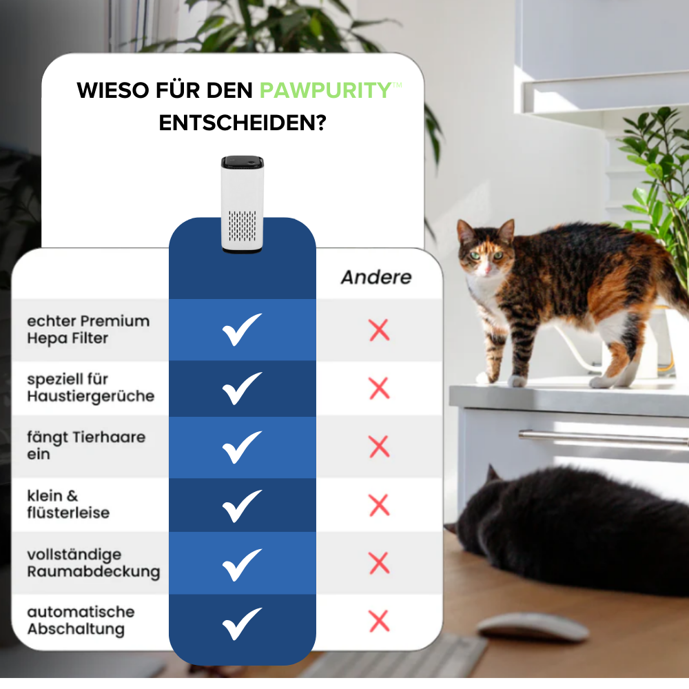 PawPurifier™ Katzenluftfilter